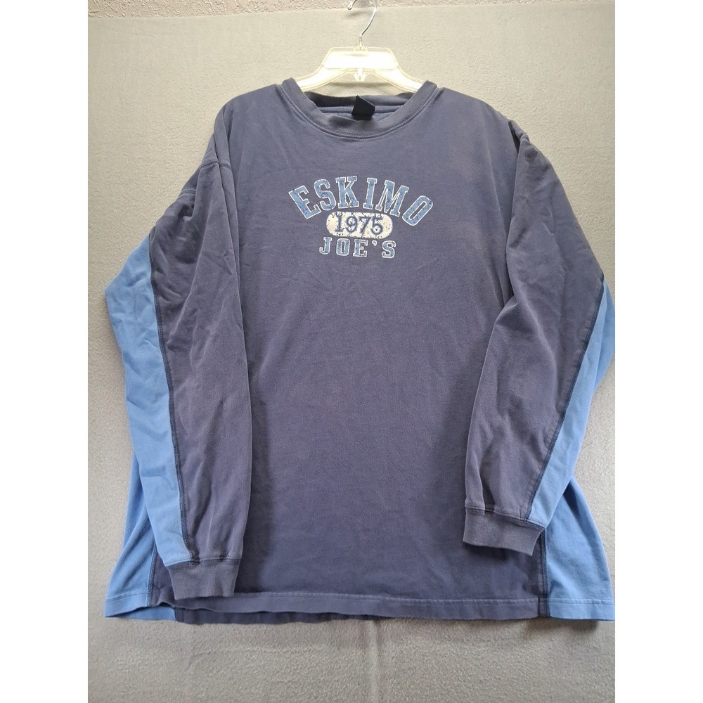 Eskimo Joe Men Pullover Sweat Shirt‎ Blue Size XXL